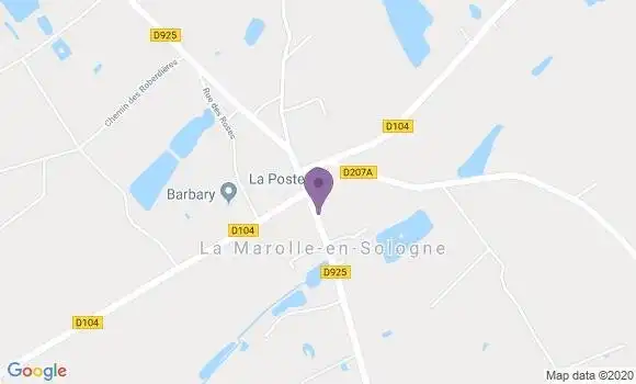 Localisation La Marolle En Sologne Ap - 41210