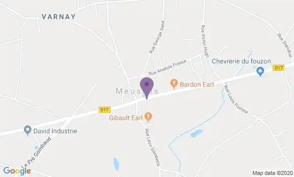Localisation Meusnes Bp - 41130