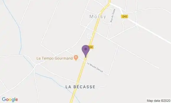 Localisation Moisy Ap - 41160
