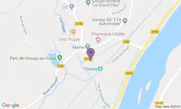 Localisation Les Montils - 41120