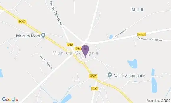 Localisation Mur de Sologne Bp - 41230