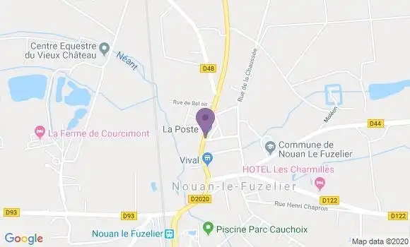 Localisation Nouan le Fuzelier Bp - 41600