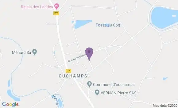 Localisation Ouchamps Ap - 41120
