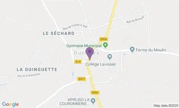 Localisation Oucques - 41290