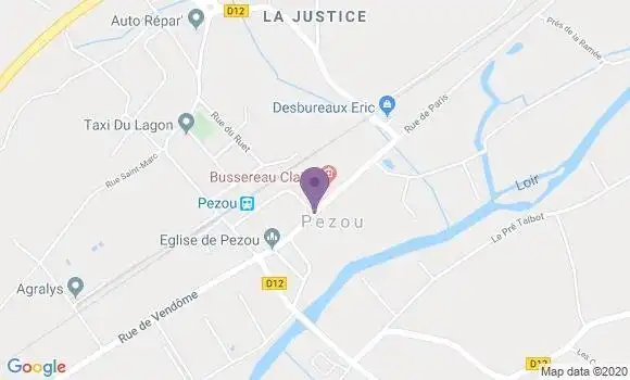 Localisation Pezou Bp - 41100