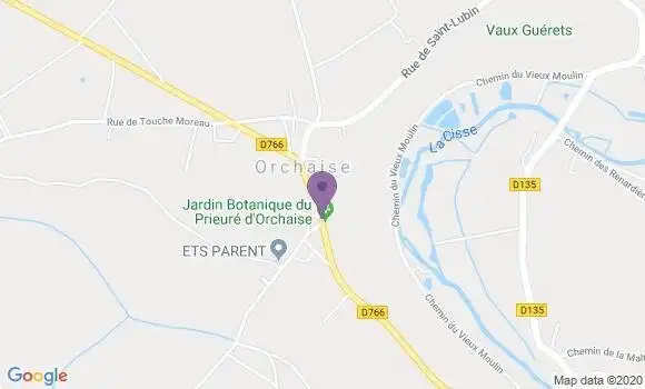 Localisation Saint Lubin En Vergonnois Ap - 41190