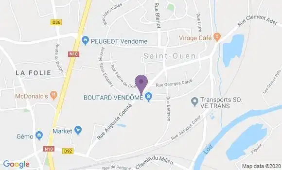 Localisation Saint   Ouen Bp - 41100