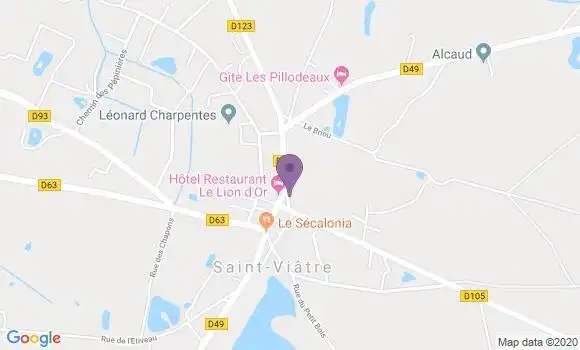 Localisation Saint Viatre Bp - 41210