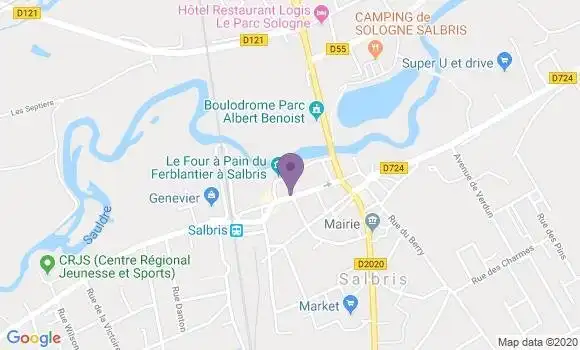 Localisation Salbris - 41300