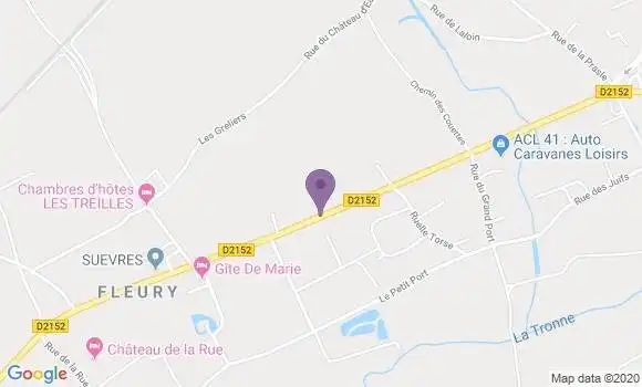 Localisation Suevres Bp - 41500