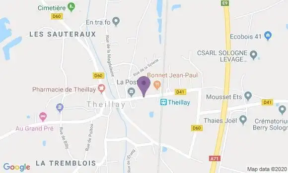 Localisation Theillay Bp - 41300