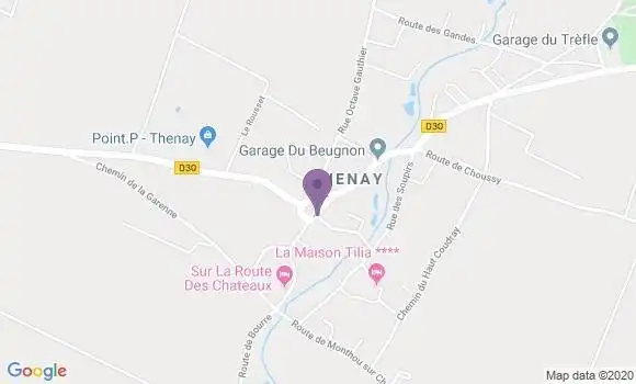 Localisation Thenay Bp - 41400