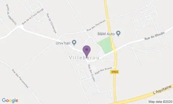 Localisation Villebarou Bp - 41000