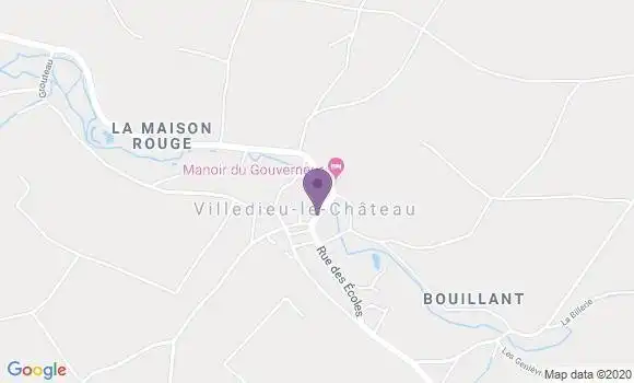 Localisation Villedieu le Chateau Ap - 41800