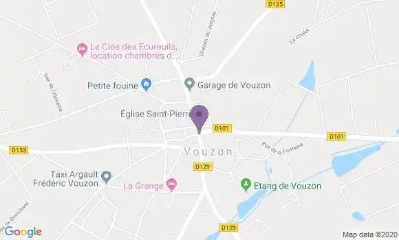 Localisation Vouzon Bp - 41600