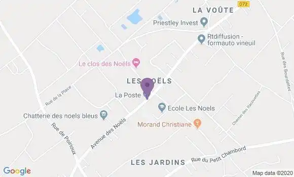 Localisation Vineuil les Noels Ap - 41350