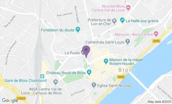 Localisation Blois Chateau - 41000