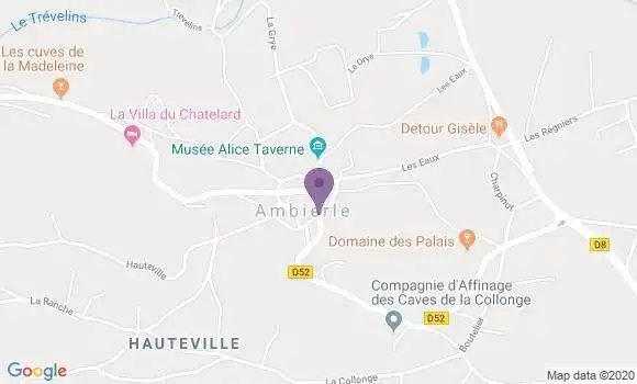 Localisation Ambierle Bp - 42820