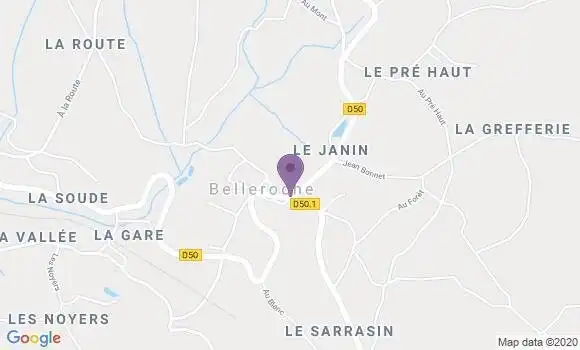 Localisation Belleroche Ap - 42670