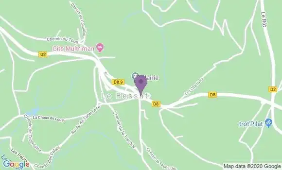 Localisation Le Bessat Bp - 42660