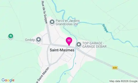 Localisation Saint Masmes - 51490
