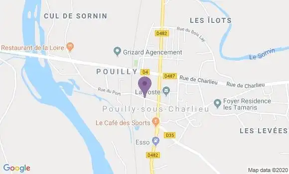 Localisation Briennon Bp - 42720