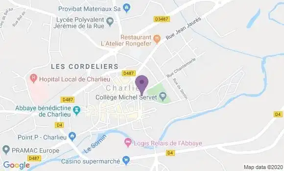 Localisation Charlieu - 42190