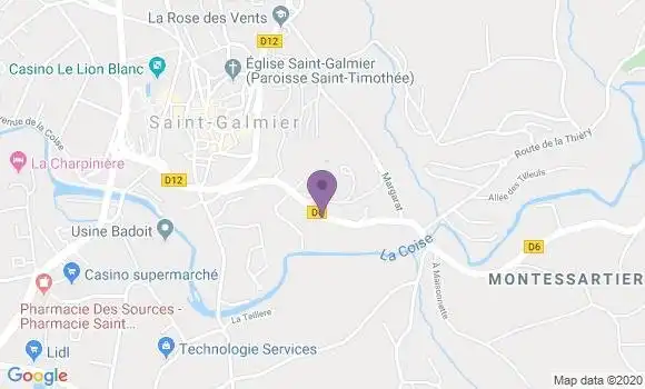 Localisation Chevrieres Ap - 42140