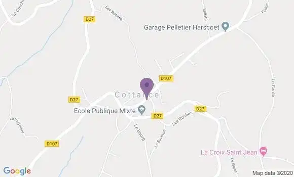Localisation Cottance Bp - 42360