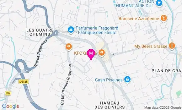 Localisation Grasse la Blaquiere - 06130
