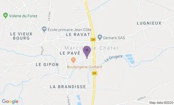 Localisation Marcilly le Chatel Bp - 42130