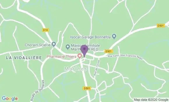 Localisation Marlhes Bp - 42660