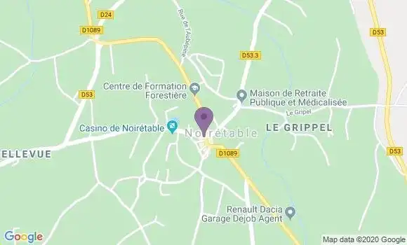Localisation Noiretable - 42440