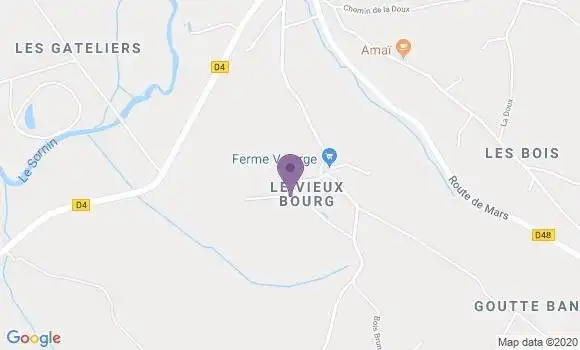 Localisation Saint Denis de Cabanne Bp - 42750