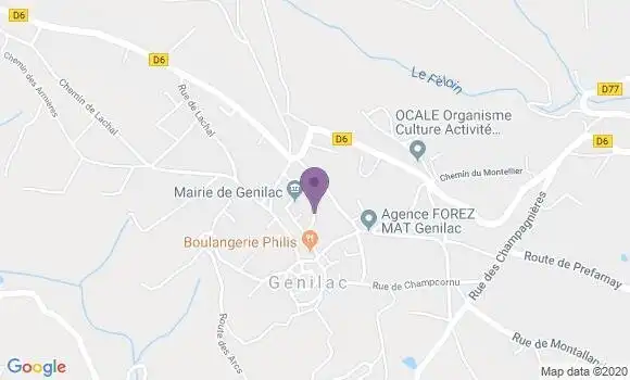 Localisation Genilac Bp - 42800