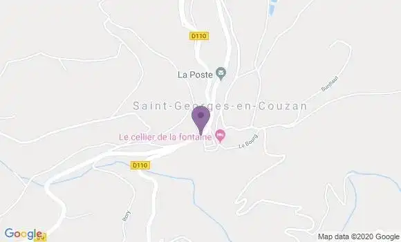 Localisation Saint Georges En Couzan - 42990