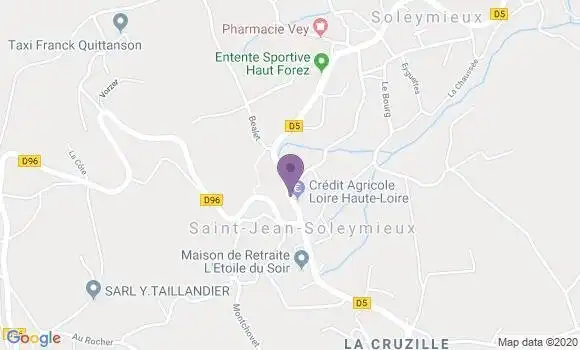 Localisation Saint Jean Soleymieux - 42560