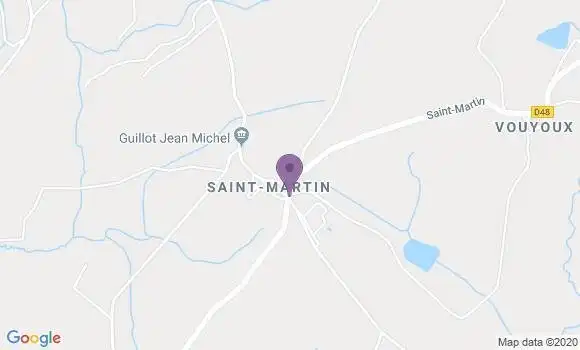 Localisation Saint Martin la Plaine Bp - 42800
