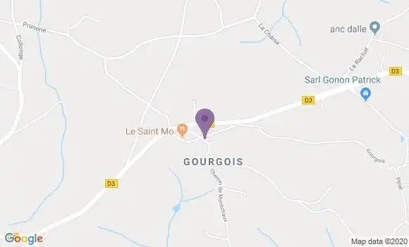 Localisation Saint Maurice En Gourgois Bp - 42240
