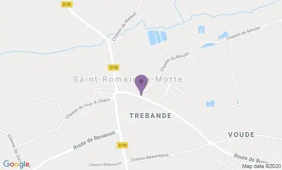 Localisation Saint Romain la Motte Ap - 42640