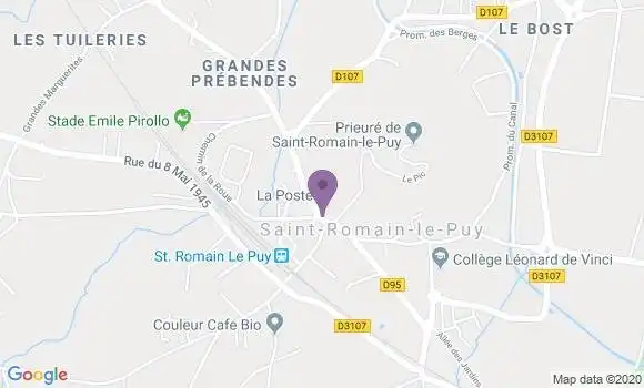 Localisation Saint Romain le Puy Bp - 42610