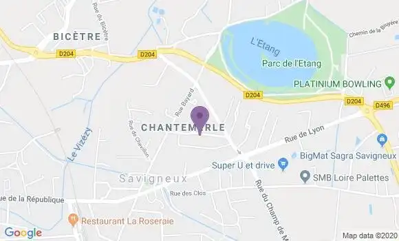 Localisation Savigneux Bp - 42600