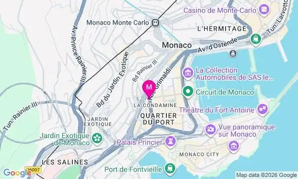 Localisation Monaco Condamine - 98000