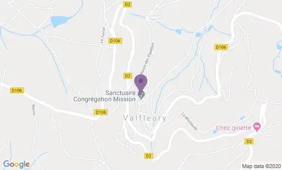 Localisation Valfleury Ap - 42320