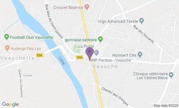 Localisation Veauche - 42340