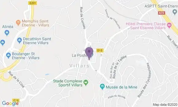 Localisation Villars - 42390