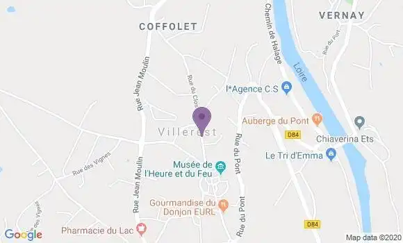 Localisation Villerest Bp - 42300