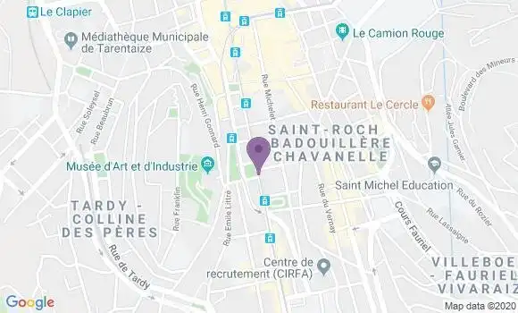 Localisation Saint Etienne Badouillere - 42000