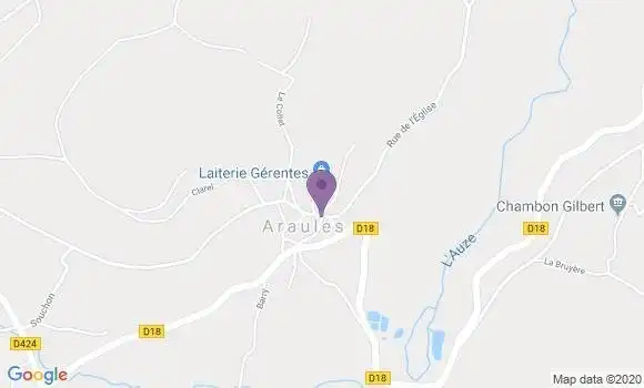 Localisation Araules Bp - 43200