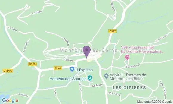 Localisation Bains Bp - 43370